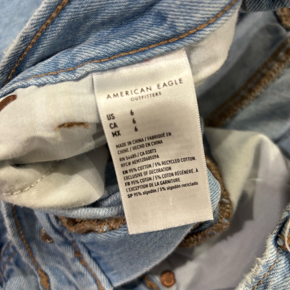 American Eagle women’s Highest rise‎ baggy short sz 6 - Picture 10 of 13